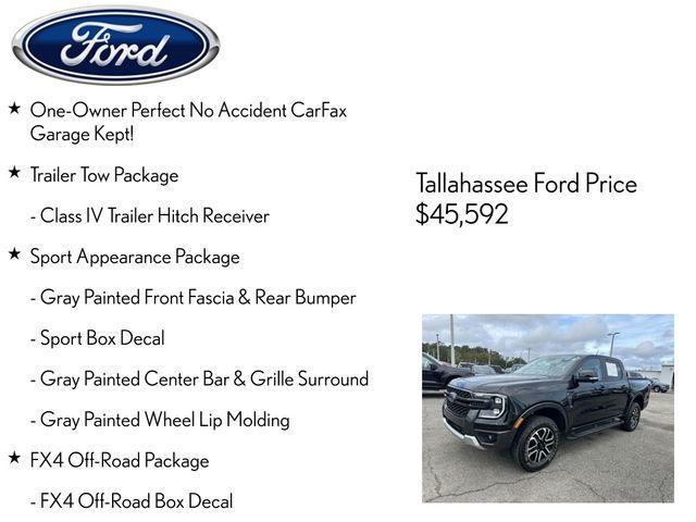 used 2024 Ford Ranger car, priced at $45,592