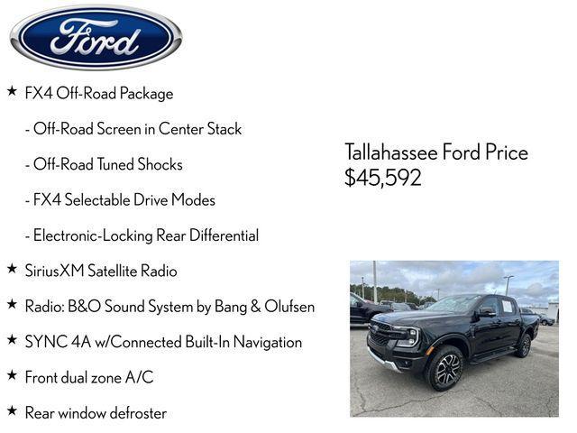 used 2024 Ford Ranger car, priced at $45,592