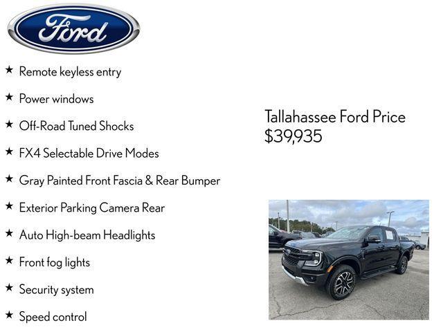 used 2024 Ford Ranger car, priced at $39,935