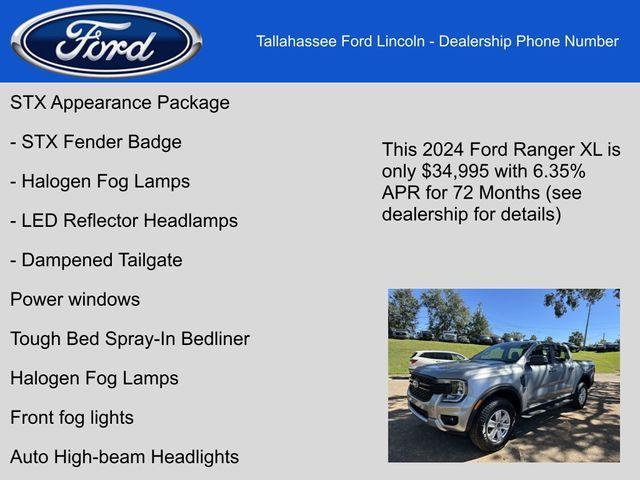 new 2024 Ford Ranger car, priced at $34,995