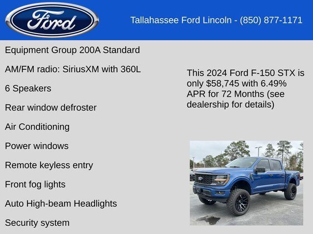 new 2024 Ford F-150 car, priced at $54,395