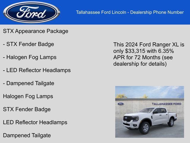 new 2024 Ford Ranger car, priced at $33,315