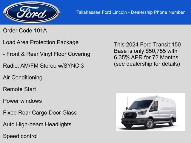 new 2024 Ford Transit-150 car, priced at $50,755