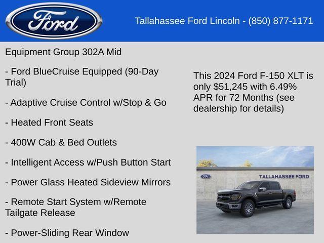 new 2024 Ford F-150 car, priced at $51,245