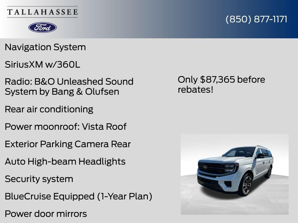 new 2025 Ford Expedition car, priced at $86,815