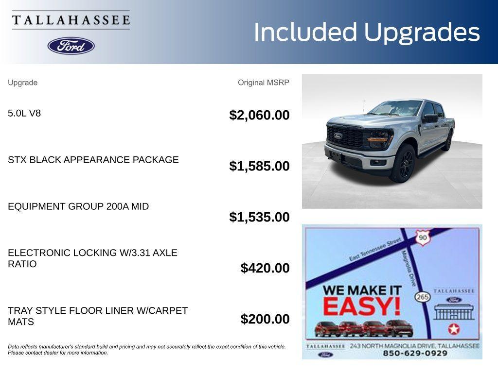 new 2025 Ford F-150 car, priced at $51,890