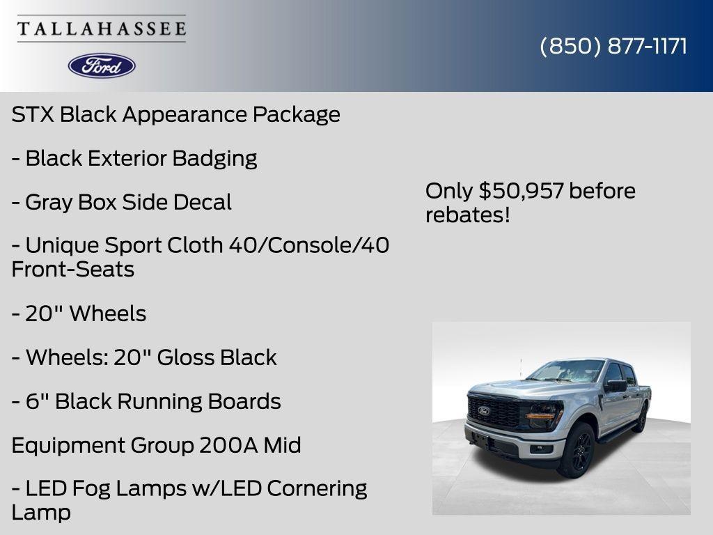 new 2025 Ford F-150 car, priced at $50,957