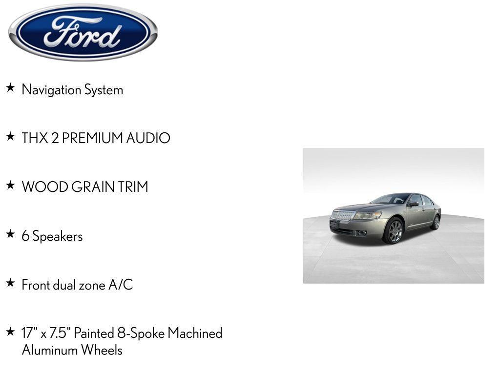 used 2008 Lincoln MKZ car, priced at $8,491