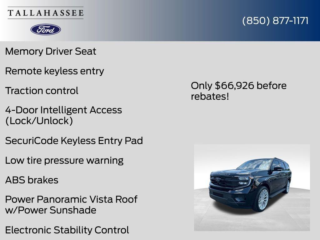 new 2025 Ford Expedition car, priced at $66,926