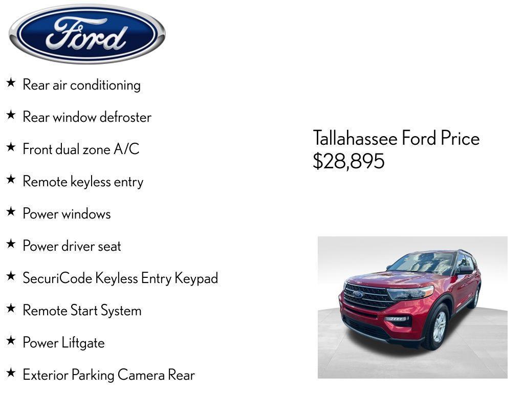 used 2023 Ford Explorer car, priced at $21,407