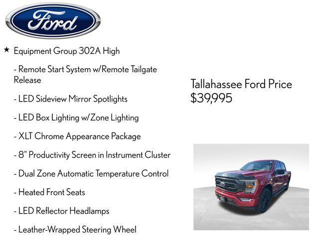 used 2021 Ford F-150 car, priced at $36,451