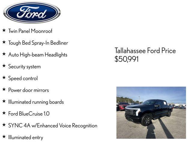 used 2023 Ford F-150 Lightning car, priced at $50,991