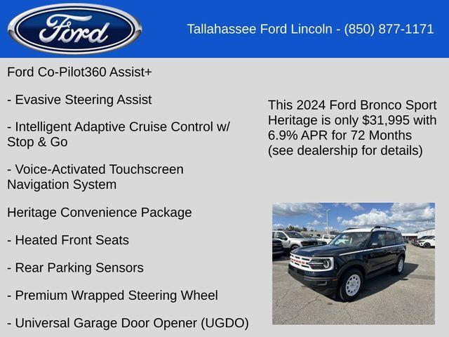 new 2024 Ford Bronco Sport car, priced at $31,995