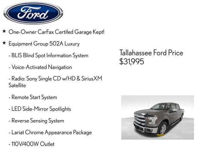 used 2015 Ford F-150 car, priced at $26,583