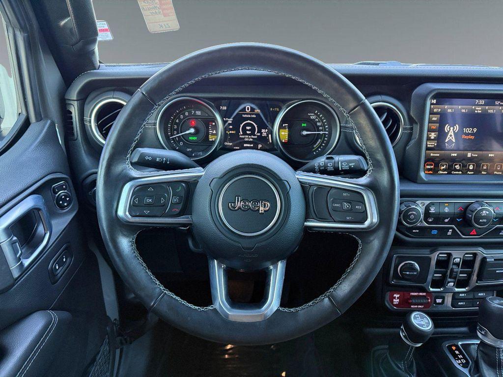 used 2022 Jeep Wrangler Unlimited 4xe car, priced at $36,975