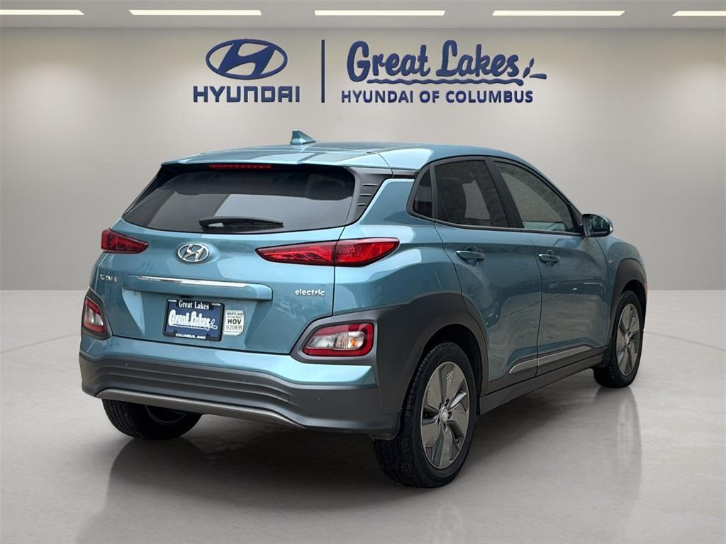 used 2019 Hyundai Kona EV car, priced at $18,433