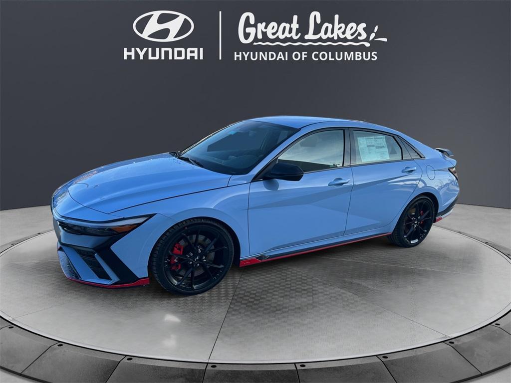 new 2025 Hyundai Elantra N car, priced at $34,895