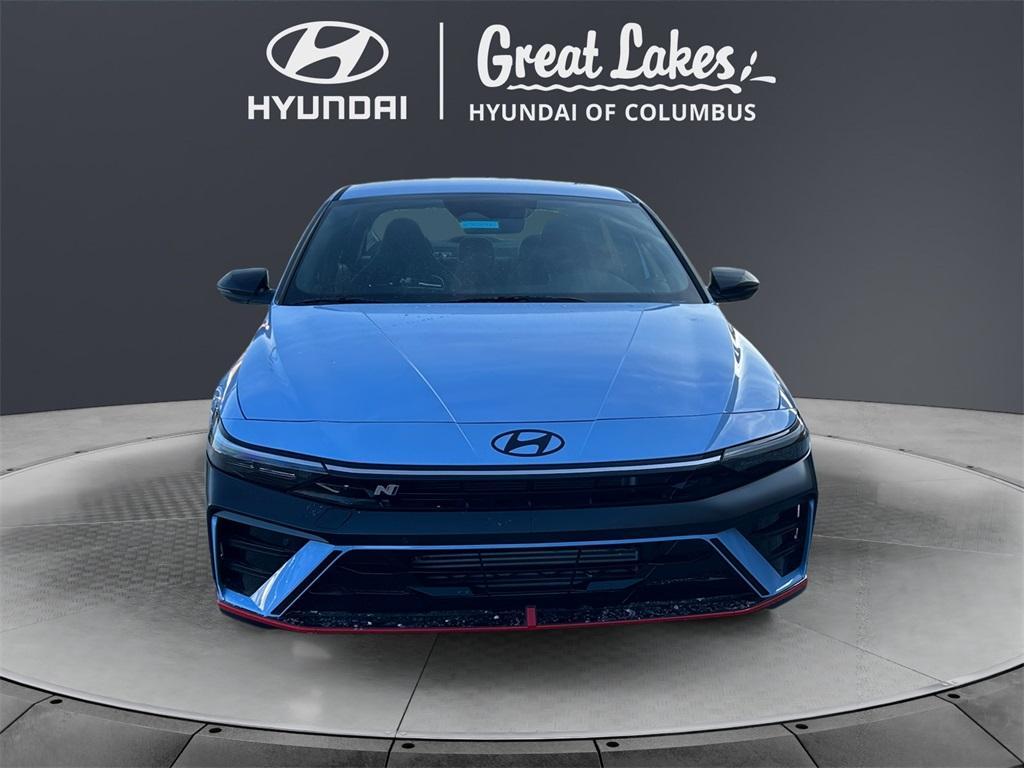 new 2025 Hyundai Elantra N car, priced at $34,895