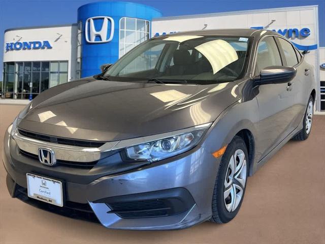 used 2017 Honda Civic car, priced at $16,406