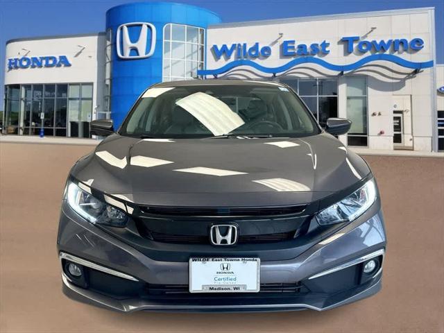 used 2021 Honda Civic car, priced at $23,356