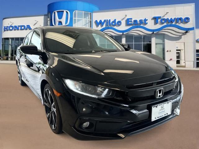 used 2019 Honda Civic car, priced at $16,742