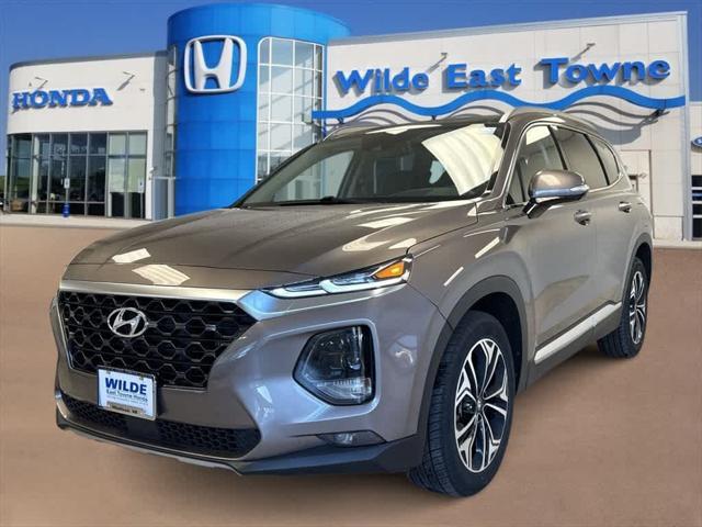 used 2019 Hyundai Santa Fe car, priced at $19,201