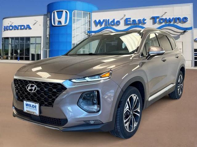 used 2019 Hyundai Santa Fe car, priced at $19,201