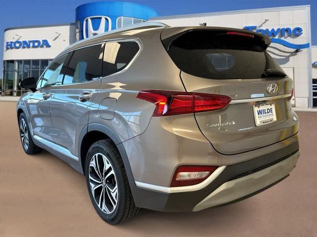 used 2019 Hyundai Santa Fe car, priced at $19,201