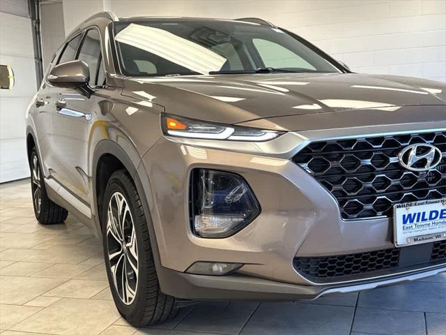 used 2019 Hyundai Santa Fe car, priced at $19,201