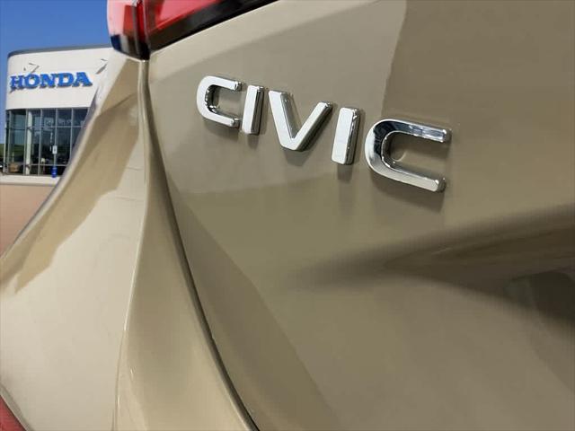 new 2025 Honda Civic car, priced at $28,100