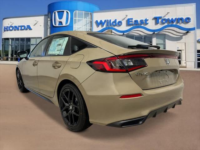 new 2025 Honda Civic car, priced at $28,100