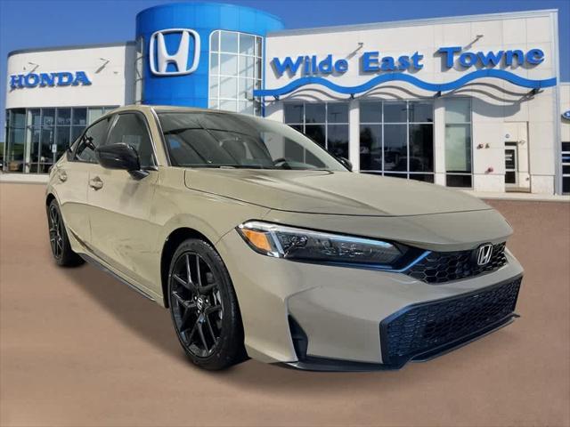 new 2025 Honda Civic car, priced at $28,100