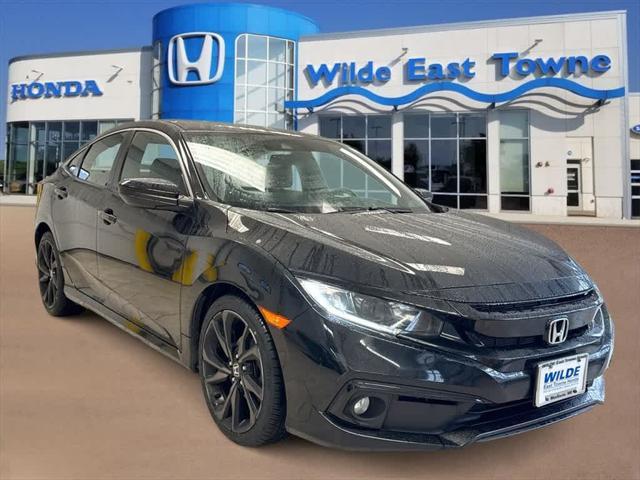 used 2019 Honda Civic car, priced at $18,162