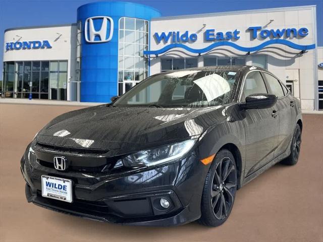 used 2019 Honda Civic car, priced at $18,162