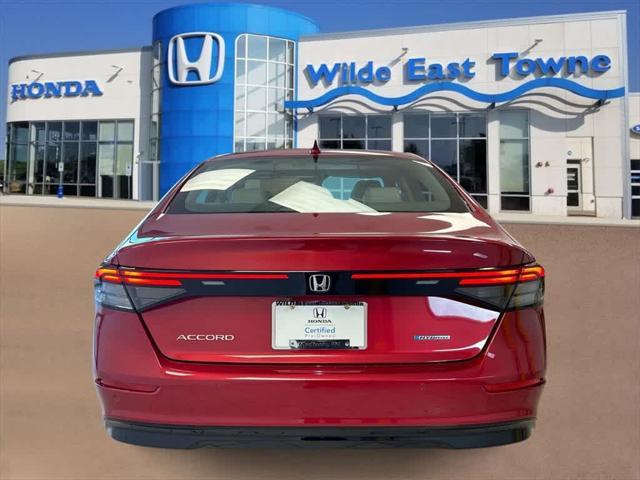 used 2024 Honda Accord Hybrid car, priced at $32,123