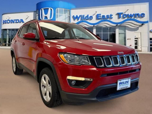 used 2021 Jeep Compass car, priced at $19,588