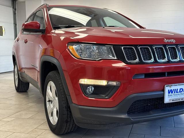 used 2021 Jeep Compass car, priced at $19,588