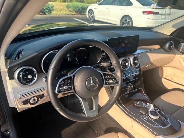 used 2021 Mercedes-Benz C-Class car, priced at $24,995