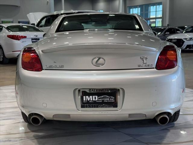 used 2002 Lexus SC 430 car, priced at $14,995