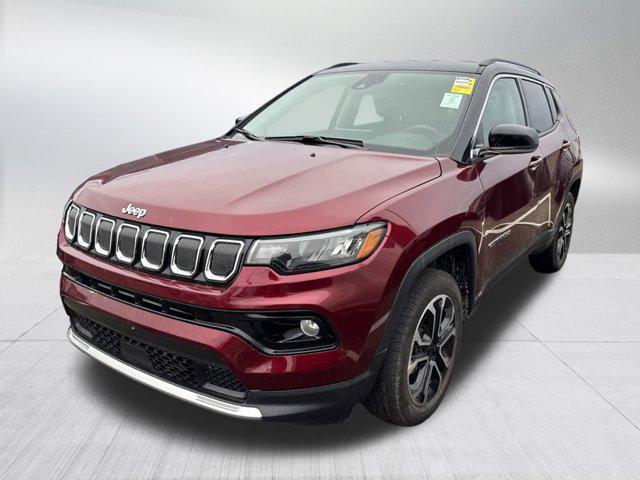 used 2022 Jeep Compass car, priced at $24,296