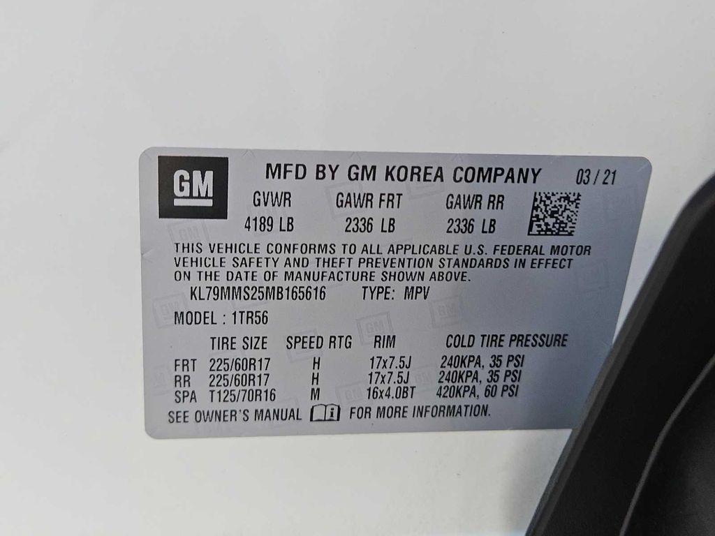 used 2021 Chevrolet TrailBlazer car, priced at $16,952