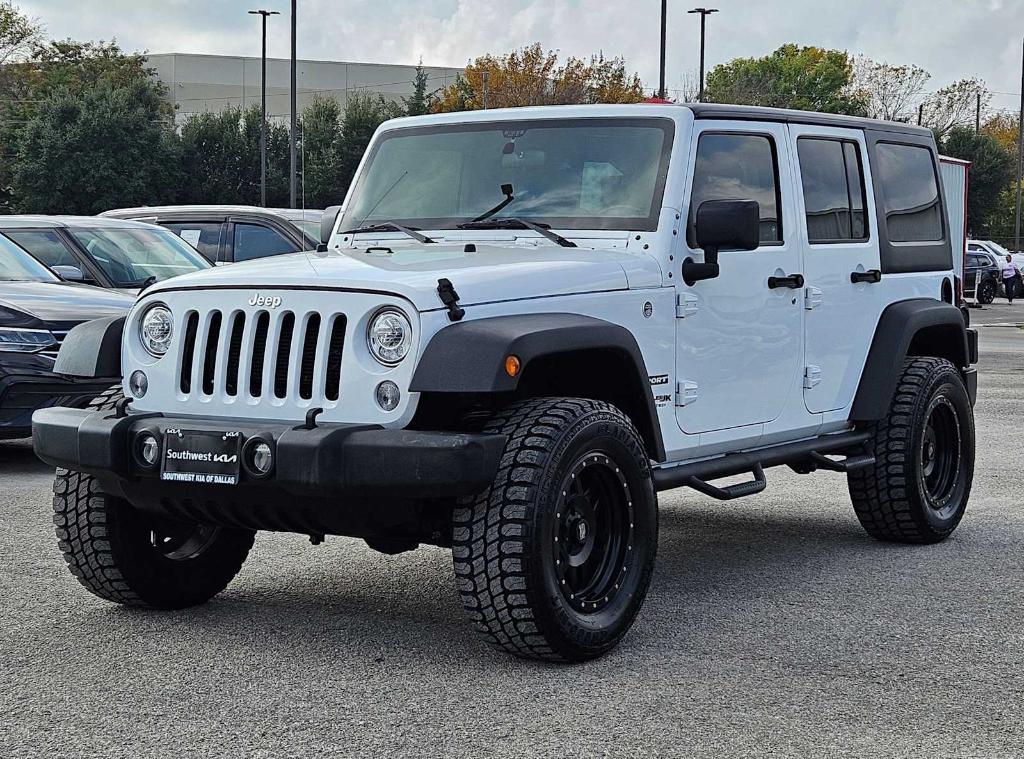 used 2018 Jeep Wrangler JK Unlimited car, priced at $20,442