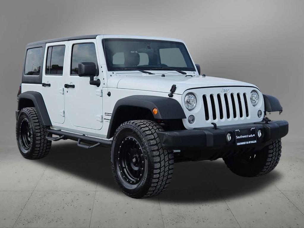 used 2018 Jeep Wrangler JK Unlimited car, priced at $20,442