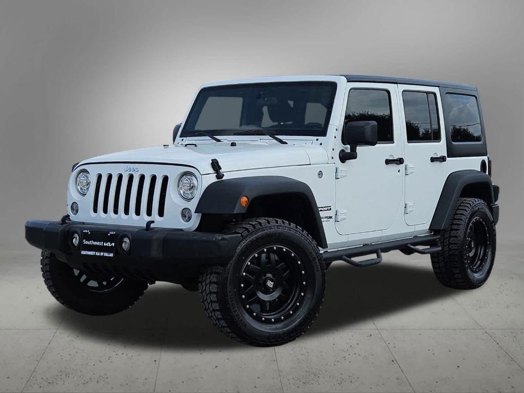 used 2018 Jeep Wrangler JK Unlimited car, priced at $20,442