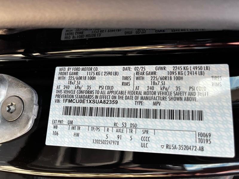 new 2025 Ford Escape car, priced at $31,248