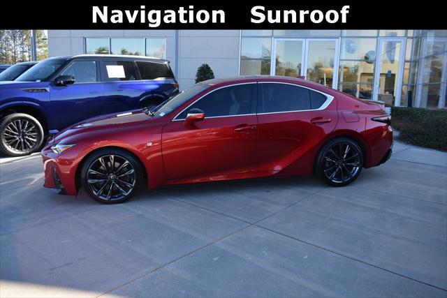 used 2021 Lexus IS 350 car, priced at $33,794