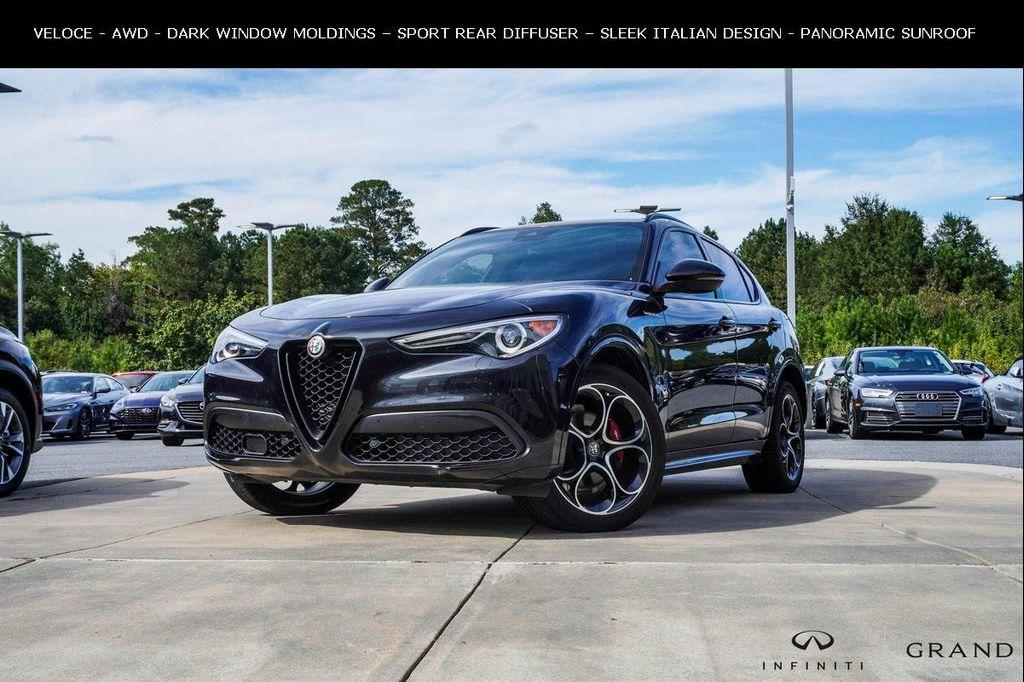 used 2022 Alfa Romeo Stelvio car, priced at $27,490