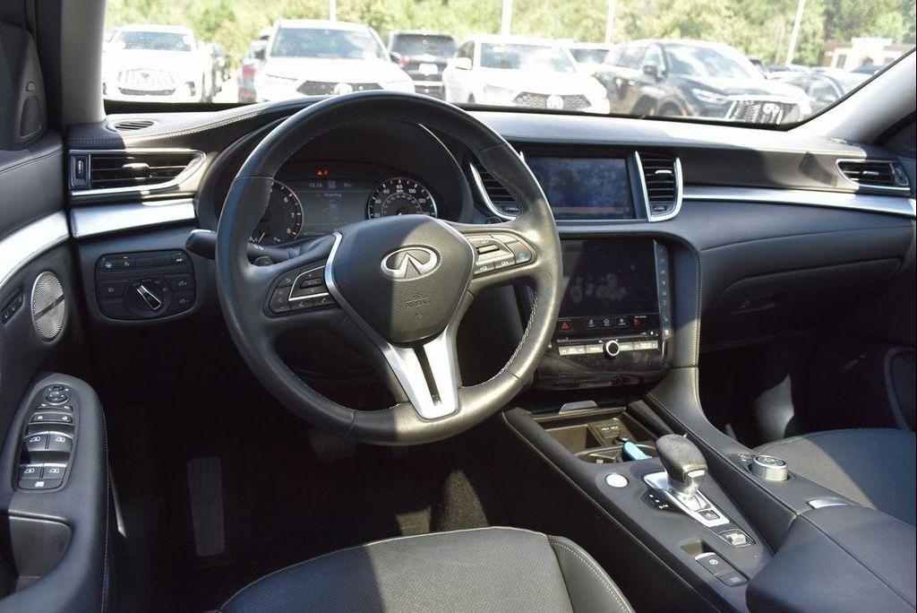 used 2022 INFINITI QX50 car, priced at $24,750