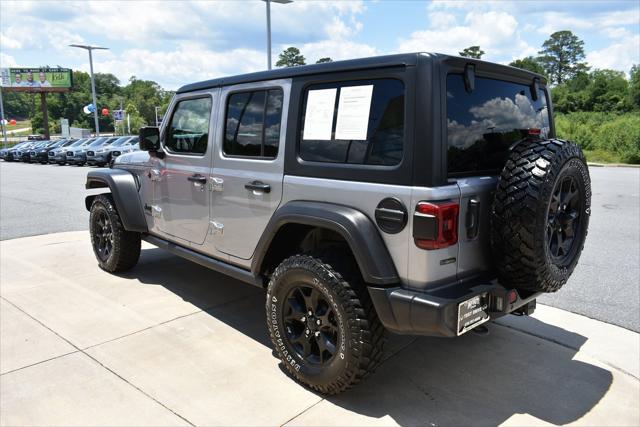 used 2021 Jeep Wrangler car, priced at $32,998