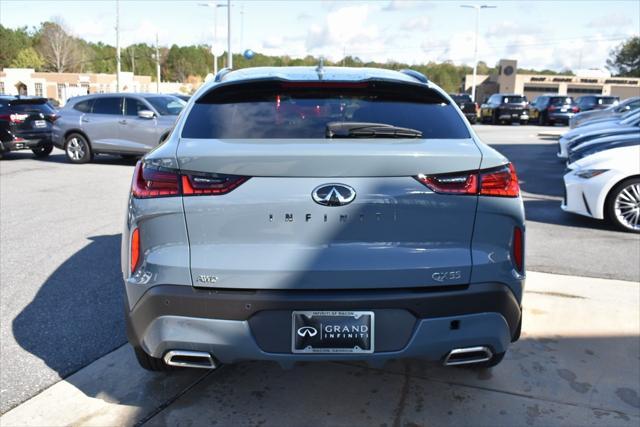 new 2025 INFINITI QX55 car, priced at $53,980